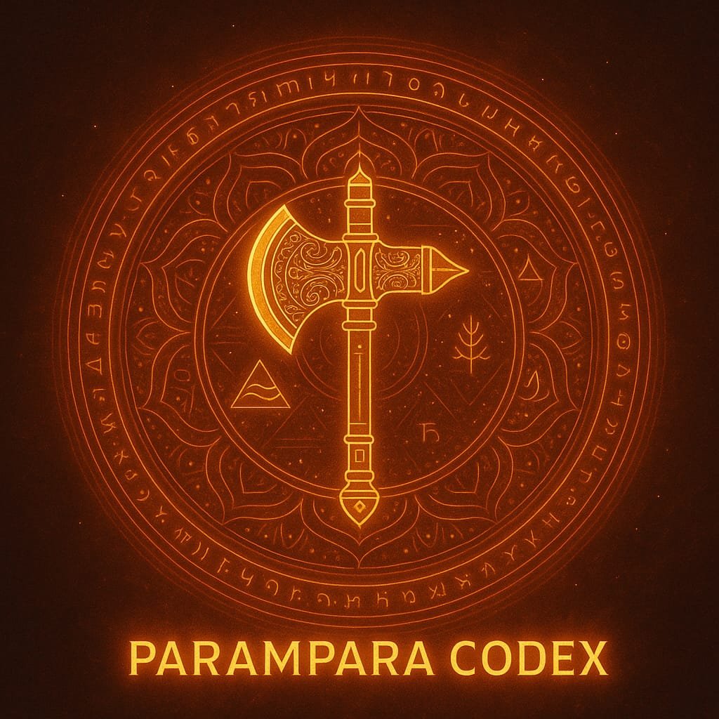 Parampara Codex — Ekam Lipi codex mark